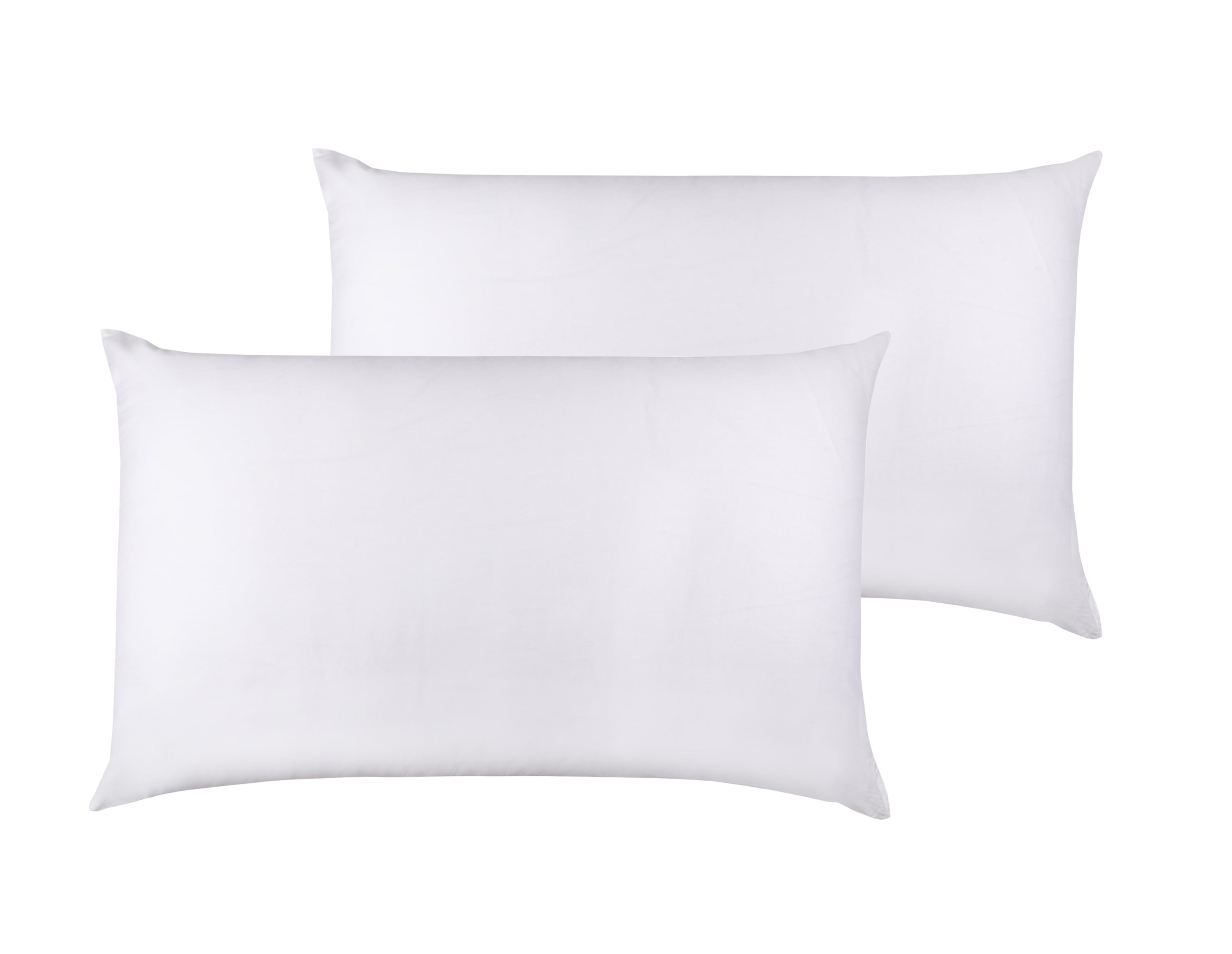 Pair NEW Quality 100% Cotton Plain Dyed Pillowcase 200 Threadcount Soft Luxury 