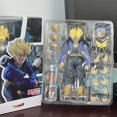 thumbnail image 1 of Figuras de acción de Dragon Ball Trunks, modelo de colección SHF Saiyan Trunks Boy de Future, juguete, regalo de cumpleaños, decoración, 1 of 5
