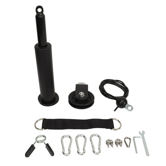 Weight Cable Pulley System DIY Home Cable Pulley Attachments for Gym Pull Down Biceps Curl Tricep Arm Workouts