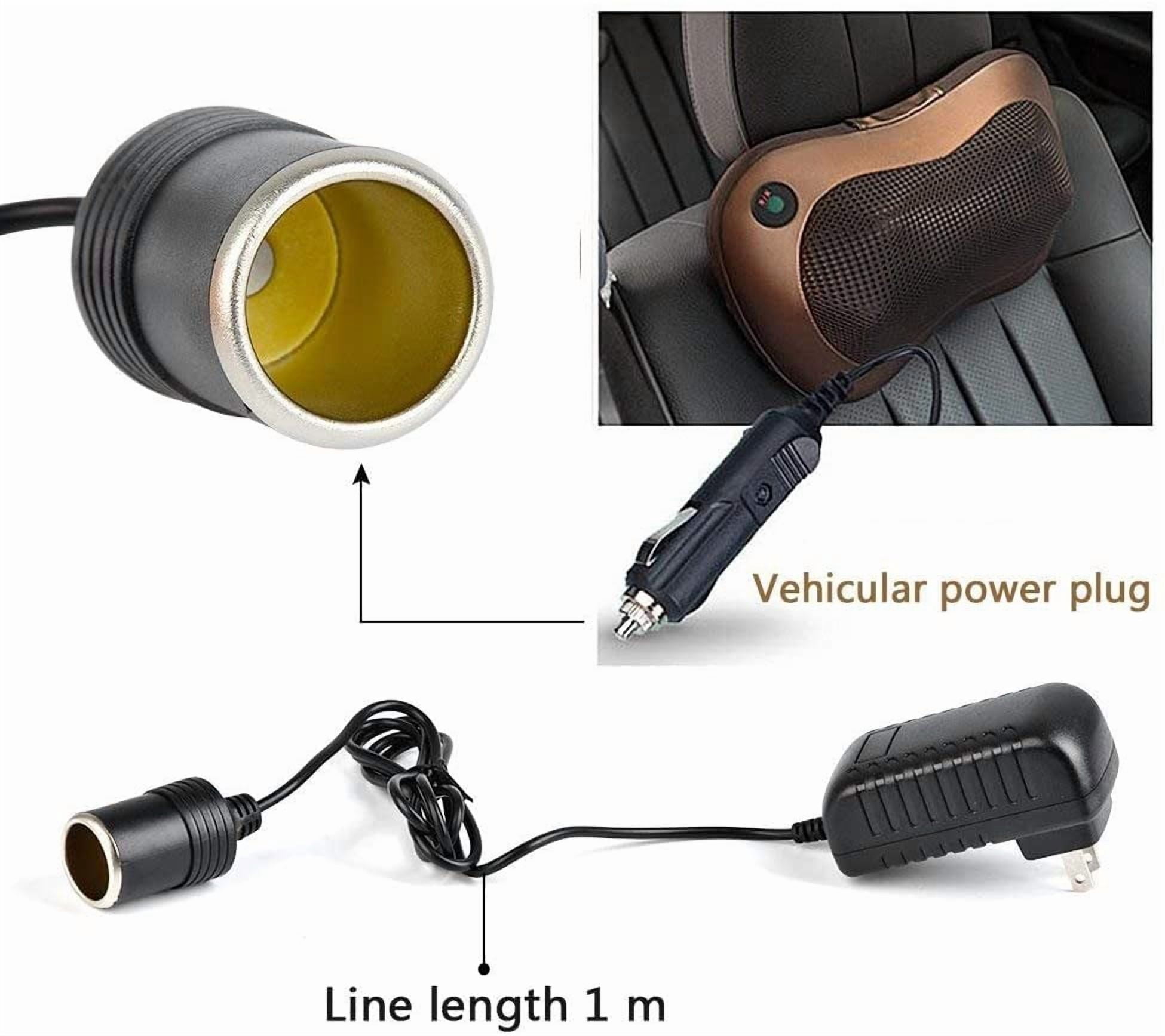 AC to DC Converter 2A 24W Car Cigarette Lighter Socket 110-240V to 12V AC/DC Power Adapter,Converter Transformer US Wall Plug Adapter for Automotive Powered Devices car Recorder, car Fans