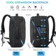 thumbnail image 3 of Mochila TANGCORLE Travel Carry on de 45 L para portátil de 17,3 pulgadas, color negro, 3 of 8