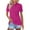 Purple#1, variant on HAJWOH Dark Green Womens Uniform Tops Short Sleeve Top Dressy Casual Button Down T-Shirt 2026 Spring New with Collar Golf Polo Shirt Comfortable Clothes Dark Green XXL