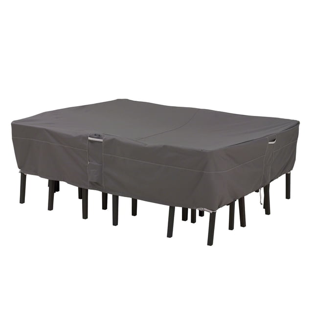 Classic Accessories Ravenna Rectangular Oval Patio Table & Chair Cover, Medium