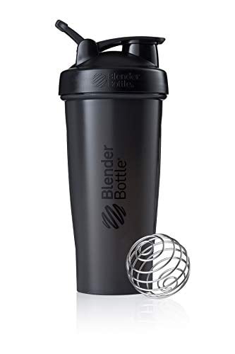 Details about / BlenderBottle 20oz Classic Water Bottle 2 Pack Black Pink Tops Frosted Bottom