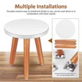 thumbnail image 3 of 2 Pcs Plant Stools Plant Stand Indoor Small Plant Stand Plant Riser Plant Table Wood Plant Stand For Home, 3 of 3