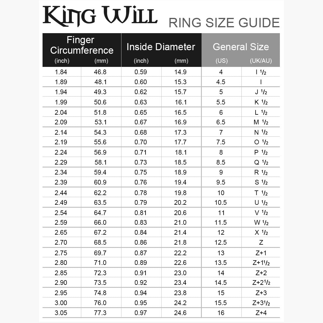 King Will Basic 3mm 5mm 6mm 7mm 8mm 9mm Titanium Ring Matte Finished Wedding Band Comfort Fit Beveled Edge