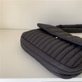 thumbnail image 2 of Bolso bandolera para mujer Bolso bandolera informal Bolso suave para citas de invierno (negro), 2 of 8