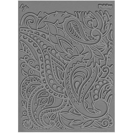 Lisa Pavelka Individual Texture Stamp 4.25"X5.5"-Paisley