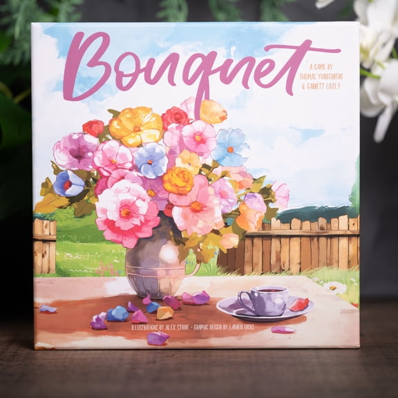 Bouquet Board Game - Gorgeous Bluffing and Strategy Game, Ages 10 , 3-5 Players, 20 Minute Playtime!