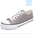 thumbnail image 3 of Zapatillas de lona de moda para mujer, lindas zapatillas bajas, cómodas zapatillas de lona para caminar para dama, 3 of 5