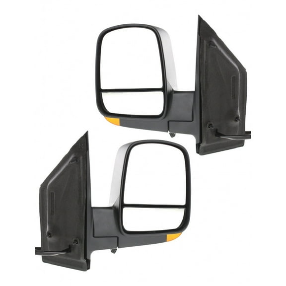 For Chevy Express 2500 Door Mirror 2008-2018 Pair Driver and Passenger Side Power Heated w/ Signal Indicator GM1320397
