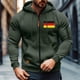 thumbnail image 2 of Ceisia Men's Outdoor Sports Jacket Hooded Long Sleeve Summer Loose Fit with Pockets Gift, 2 of 6