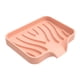 thumbnail image 3 of Titular de plato de jabón Contenedor de jabón Antideslizante con drenaje Caja de almacenamiento de jabón Bandeja Caja de jabón de viaje decorativa para fregadero de cocina , Rosado, 3 of 7