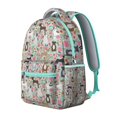 thumbnail image 2 of Cute Pitbull Terriers Dog and Flower Backpack for School,Cute School Bag,Schoolbag with Adjustable Shoulder Straps & Padded Back,15.3"x11"x7.1".﻿, 2 of 6