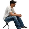 thumbnail image 4 of Tabouret Pliant pour Camping Pêche Randonnée Pique-Nique Siège Trépied Facile à Transporter Vert, 4 of 5