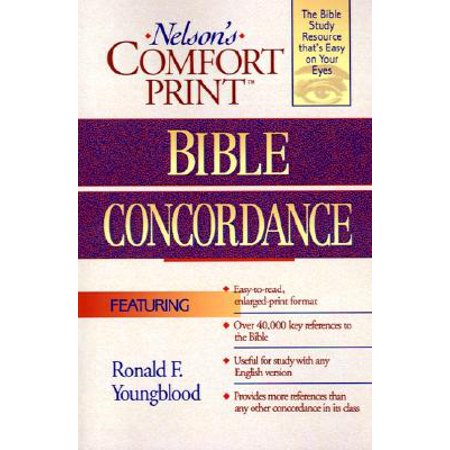 Comfort Print Bible Concordance - Walmart.com