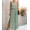 Light Green, variant on Women's Spaghetti Strap V-Neck Jumpsuit, Belted Waist Split Wide Leg Flowy Summer Romper