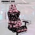 thumbnail image 7 of Jeiento Cherry Blossoms Gaming Chair Seat Cover with Armrest Covers, Stylish Office Chairs Slipcover Butterfly Stretchable Non Slip Seat Cushion Protectors for Home, Office Decor, 7 of 7