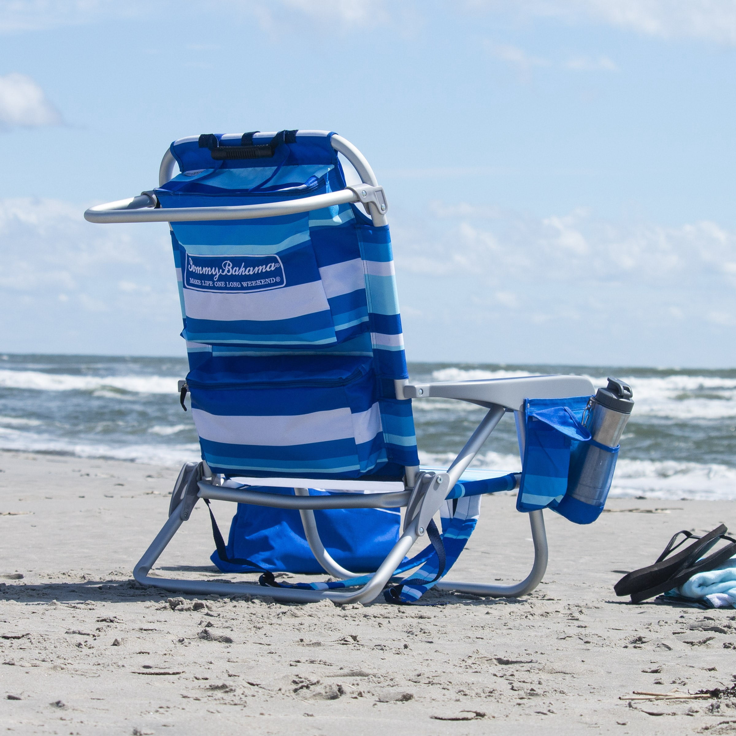 Tommy Bahama Beach Chair 2-pack Blue Stripes