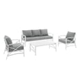 thumbnail image 1 of Crosley Kaplan 4 Piece Outdoor Sofa Set in Gray, 1 of 14