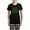 With Checker Pant, variant on CafePress - Infinite Luck Four Leaf Clove Women's Dark Pajamas - Women's Short Sleeve Print T-Shirt and Pants Dark Cotton Pajama Set