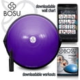 thumbnail image 2 of Bosu 72-10850 The Original Balance Trainer 65 cm Diameter, Black and Purple, 2 of 5