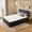 Gray, variant on Vcatnet Full Mattress with Headboard, 16.7 inch Hybrid Memory Foam Mattress in a Box, Corduroy Floor Bed, No Assembly Required, Beige