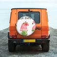thumbnail image 6 of Susaid Hello Summer Gnome Print Tire Covers,Waterproof Anti-UV Snow Sun Rain Tire Covers for RV,Truck, SUV, Trailer, Camper-16 inch, 6 of 6