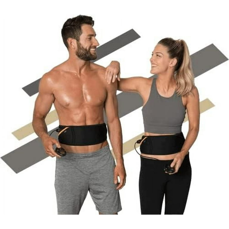 Abdominal Toning Belt アップグレード版 Amazon.com: The Flex Belt Abdominal Muscle Toner , Black, 24