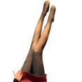 thumbnail image 5 of Medias de lunares para mujer, primavera y otoño, finas, francesas, retro, negras, sexys, de seda negra, antienganches, 5 of 5