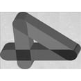 thumbnail image 1 of Ahgly Company Machine Washable Indoor Rectangle Transitional Platinum Silver Gray Area Rugs, 2' x 3', 1 of 7