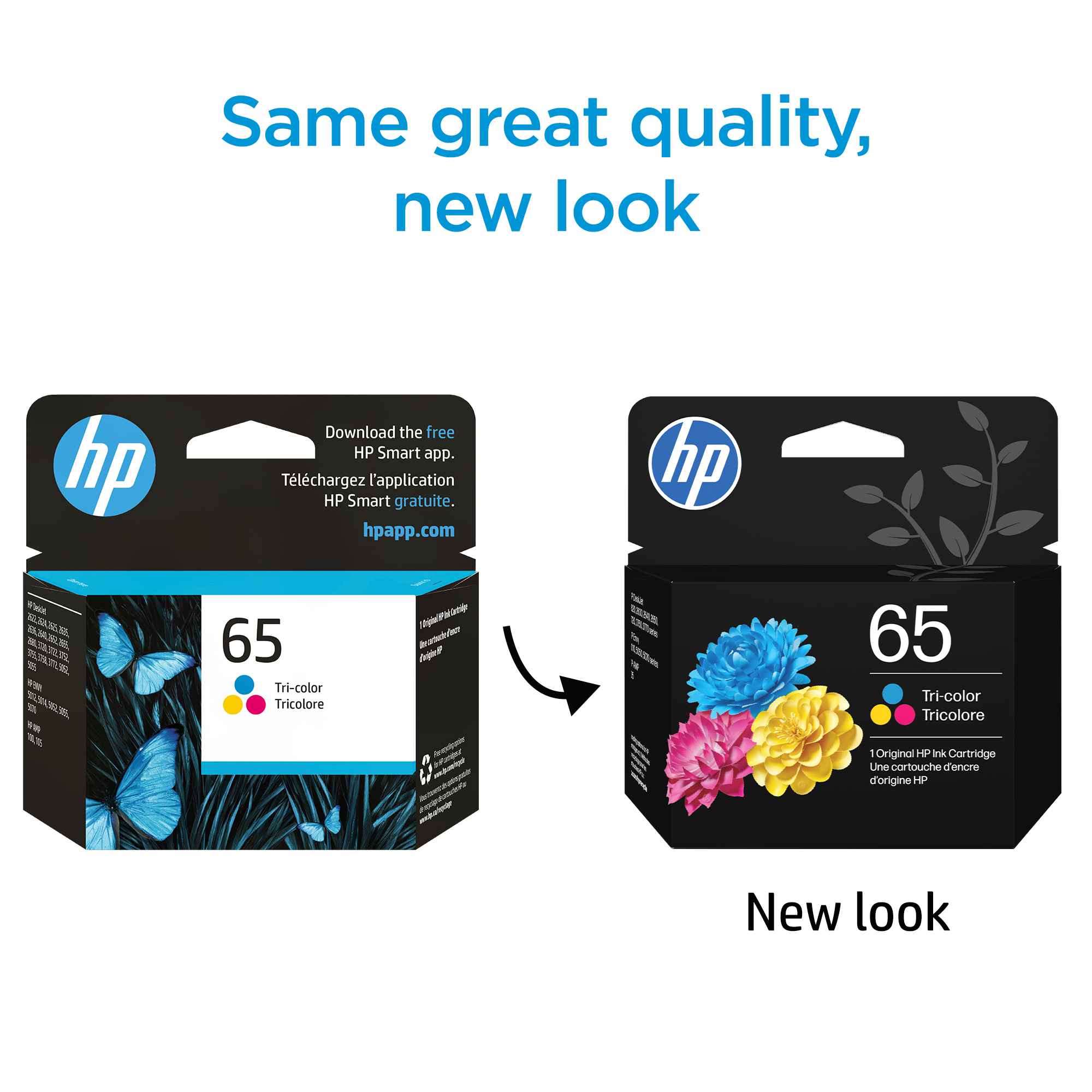 HP 65 Tri-color Original Ink Cartridge