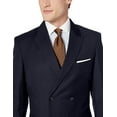 thumbnail image 2 of Adam Baker Men's 2-Piece Wool Blend Double Breasted Solid Dress Suit, 2 of 5