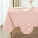 thumbnail image 1 of Mantel rectangular Veblandy de lino texturizado, 1,2 x 1,8 m, color rosa, 1 of 7