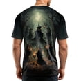 thumbnail image 7 of IAJDKMEK Men's Halloween Graphic Tee - Short Sleeve Crewneck Lightweight Breathable, Funny Print Summer Shirts for Men, Casual T-Shirts for Party,Light Gray M, 7 of 7