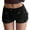#3Black, variant on Byworldtasic Womens Shorts Women's Y2K Stretchy Jean Shorts Mid Waisted Shorts Stretch Denim Shorts with Pockets