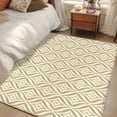 thumbnail image 4 of 3'x5' Area Rugs, Yellow Geometric Indoor Outdoor Area Rug for Living Room Bedroom, Contemporary Art Modern Abstract Washable Bathroom Rugs Kitchen Floor Carpet Mats Home Decor Aesthetic, 4 of 8