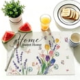 thumbnail image 7 of Stegali  Summer Lavender Tulip Home Linen Placemats, 12x18 Inch Table mats Set of 4, 7 of 7