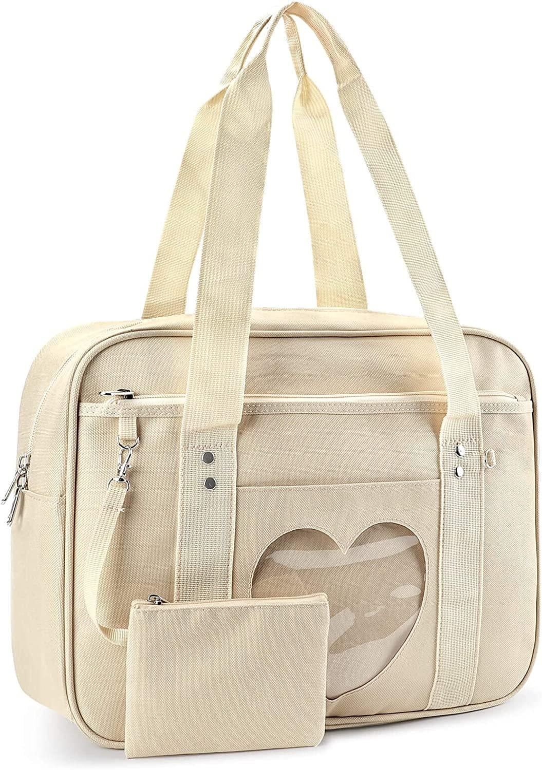 Kawaii Ita Bag Japanese School Bag Cute Tote Bag Large Shoulder Anime Heart Purse