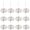 Silver, variant on FRCOLOR 12Pcs Stainless Steel Tea Infusers for Tea Pot Spout Straining Kitchen Tools
