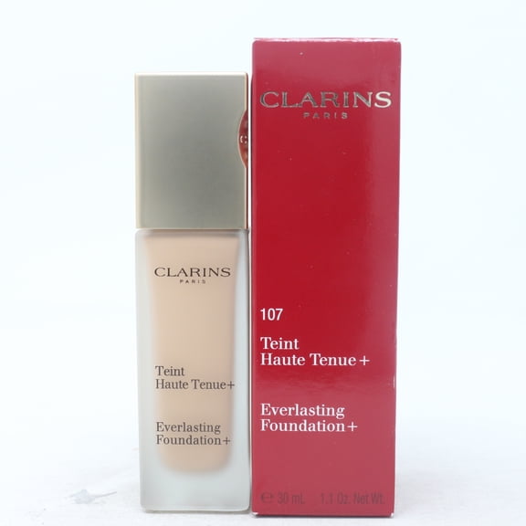 Clarins Everlasting Foundation 107 Beige 1.1oz/30ml New With Box