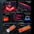 thumbnail image 3 of FLhrweasw H61-ME placa base computadora DDR3 memoria 16GB PC placa principal placa base PC escritorio, 3 of 9
