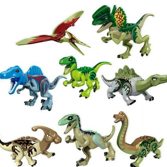 Jurassic World Dinosaur Building Kits Set Toys Compatible For Lego For 6 Year Olds & Up 77043 8PCS