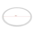 thumbnail image 2 of 18-32cm Silicone Home Pressure Cooker Seal Ring Rubber Seal O Ring Clear Replacement Gasket White Seal Ring Kitchen Accessories, 2 of 6