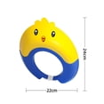 thumbnail image 3 of MEZZALL Cap For Toddlers Soft Ear Bathing Hat Washable Hair Washing Shield 6 Months To 3 Years Gentle Daily Use Home Relaxed Fit Baby Wear, 3 of 6