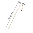 thumbnail image 4 of Women Ear Climber Lightning Crystal Snowflake Ear Wrap Crawler Leaf Ear Crawler, 4 of 10