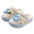 thumbnail image 6 of Likimi Kids Toddler Girls Boys Slippers Casual Comfortable Cartoon Lightweight Summer House Shoes For Indoor Outdoor White Size 3-3.5 Years, 6 of 6