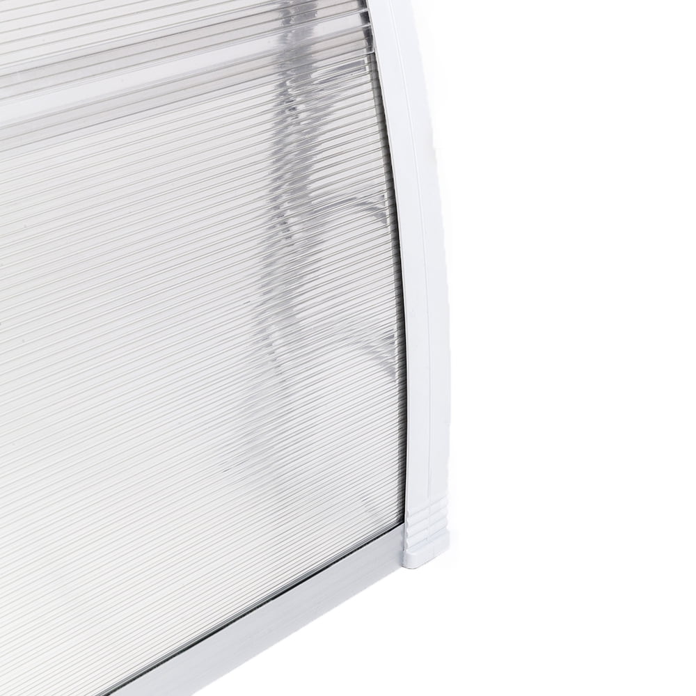 Kadyn 40"x 32" Window Awning, Outdoor Awning for Front Outdoor, UV Protection Hollow Sheet for home windows and doors, White Kadyn 40"x 32" Window Awning, Outdoor Awning for Front Outdoor, UV Protection Hollow Sheet for home windows and doors, White