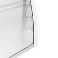 thumbnail image 6 of Kadyn 40"x 32" Window Awning, Outdoor Awning for Front Outdoor, UV Protection Hollow Sheet for home windows and doors, White, 6 of 8