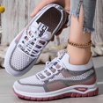 thumbnail image 3 of Women's Breathable Knit Slip-On Sneakers, Lightweight Casual Running Shoes, 3 of 8